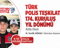 Türk Polis Teşkilatı’nın 174. Kuruluş Yıl Dönümü