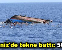 Akdeniz’de tekne battı: 50 ölü!