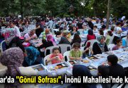 Bağcılar’da ”Gönül Sofrası” kuruldu Bağcılar’da 24 yıldır birlik ve beraberliğin