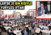20 BİN KİŞİYLE YÜRYÜZÜ İFTARI Esenler Belediyesi, yeryüzünün renklerini aynı
