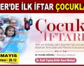 Esenler’de ilk iftar çocuklara…