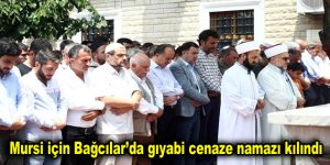 Mursi için Bağcılar’da gıyabi cenaze namazı kılındı