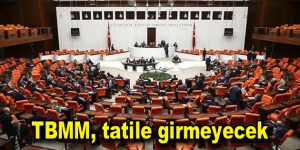 TBMM, 1 Temmuz’da tatile girmeyecek