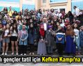 Bağcılarlı gençler tatil için Kefken Kampı’na uğurlandı