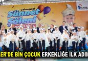 BİN ÇOCUK ERKEKLİĞE İLK ADIMI ATTI Esenler Belediyesi’nin “2019 Sünnet