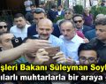 İçişleri Bakanı Soylu, Bağcılarlı muhtarlarla bir araya geldi