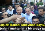 İçişleri Bakanı Soylu, Bağcılarlı muhtarlarla bir araya geldi İçişleri Bakanı
