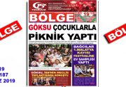 BÖLGE GAZETESİ , YIL:19 , SAYI: 187 , ”TEMMUZ” SAYISI