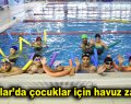 Bağcılar’da çocuklar için havuz zamanı