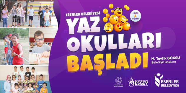 Esenler Belediyesi Yaz Okulları başladı