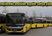 İETT araçlarında unutulan eşyalar satışa çıkartılıyor Vatandaşların İstanbul’daki toplu ulaşım