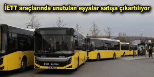 İETT araçlarında unutulan eşyalar satışa çıkartılıyor