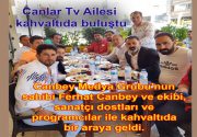 Canlar TV ailesi kahvaltıda buluştu Canbey Medya Grubu’nun sahibi Ferhat