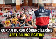KUR’AN KURSU ÖĞRENCİLERİNE AFET BİLİNCİ Esenler’deki ‘Yaz Kur’an Kursları’nda eğitim