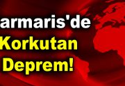 Marmaris’de korkutan deprem! Muğla’nın Marmaris ilçesi açıklarında 4.6 büyüklüğünde deprem