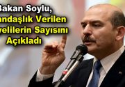 Bakan Soylu, vatandaşlık verilen Suriyelilerin sayısını açıkladı İçişleri Bakanı Süleyman