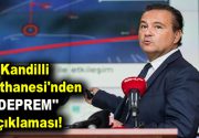 Kandilli Rasathanesi’nden ”Deprem” açıklaması Kandilli Rasathanesi Müdürü Haluk Özener: Gitgide