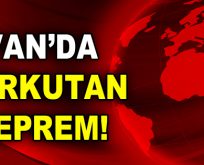 Van’da Korkutan Deprem!