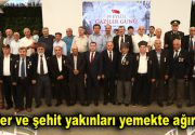 Gaziler ve şehit yakınları yemekte ağırlandı Bağcılar protokolü 19 Eylül