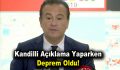 Kandilli açıklama yaparken deprem oldu!