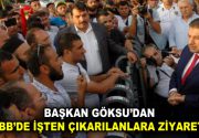 BAŞKAN GÖKSU’DAN İBB’DE İŞTEN ÇIKARILANLARA ZİYARET İstanbul Büyükşehir Belediye(İBB) Meclisi