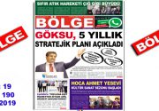 BÖLGE GAZETESİ , YIL:19 , SAYI: 190 , ”EKİM” SAYISI