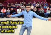 Görme engelli Hamza’nın on parmağında on marifet Bağcılar Belediyesi Feyzullah