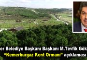 Başkan Göksu’dan ‘Kemerburgaz Kent Ormanı’ açıklaması İBB, “Kemerburgaz Kent Ormanı’nı