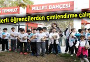 ÖĞRENCİLER TOHUM EKİP HAYVAN BESLEDİ Esenlerli öğrenciler, 15 Temmuz Millet