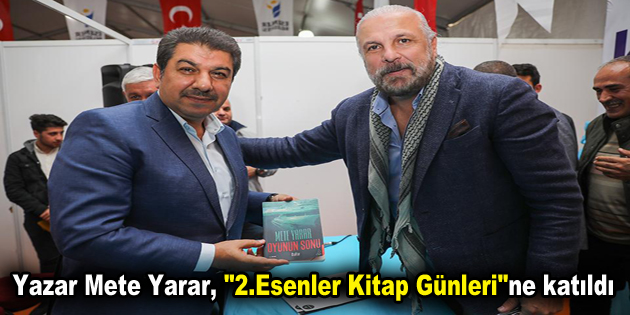 Yazar Mete Yarar, “Esenler Kitap Günleri”nde