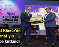 Abdülbaki Kömür’ün 40. sanat yılı Esenler’de kutlandı