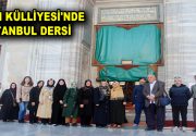 FATİH KÜLLİYESİ’NDE İSTANBUL DERSİ Kültür Tarihçisi Süleyman Zeki Bağlan, “İstanbul