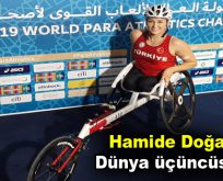 Hamide Doğangün dünya üçüncüsü oldu