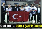 Kick Boksçu Emine Arslan, sözünü tutarak dünya şampiyonu oldu Tekstil