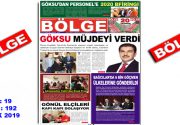 BÖLGE GAZETESİ , YIL:19 , SAYI: 192 , ”ARALIK” SAYISI