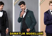 Dar Kesim Damatlık Modelleri Slim fit yani dar kesim damatlık