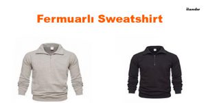 Fermuarlı Sweatshirt