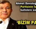Ahmet Davutoğlu’nun partisinin ismi kulislere sızdı