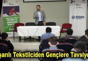Başarılı Tekstilciden Gençlere Tavsiyeler Merter Sanayici ve İş adamları Derneği