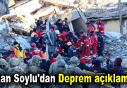 Bakan Soylu’dan Deprem açıklaması! Elazığ’daki 6.8’lik deprem sonucunda son bilgilere