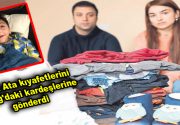 Minik Ata kıyafetlerini Elazığ’daki kardeşlerine gönderdi Yoğun bakımda yatan minik