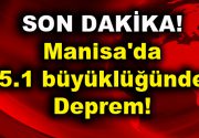 Manisa’da 5.1 büyüklüğünde deprem! Son dakika gelen bilgilere göre; Manisa’da