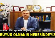 BÜYÜK OLMANIN NERESİNDEYİZ Bizlere “En değer verdiğiniz kişiler kimlerdir?” sorusu