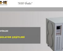 STATİK REGÜLATÖR ÇEŞİTLERİ