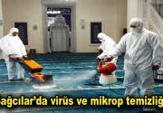 Bağcılar’da virüs ve mikrop temizliği Bağcılar Belediyesi çevre koruma ekipleri,ilçedeki