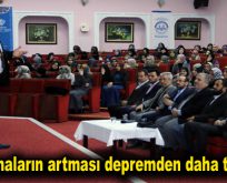”Boşanmaların artması depremden daha tehlikeli”