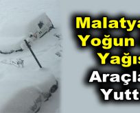 Malatya’da Yoğun Kar Yağışı