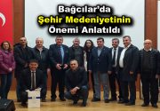 Bağcılar’da şehir medeniyetinin önemi anlatıldı “ŞEHİR MEDENİYETİ KİMLİKTİR” Akademisyen Doç.