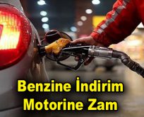 Benzine indirim, motorine zam geliyor