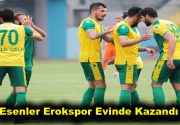 Erokspor Evinde Kazandı Esenler Erokspor evinde Erbaaspor’u ağırladı. İkinci yarının